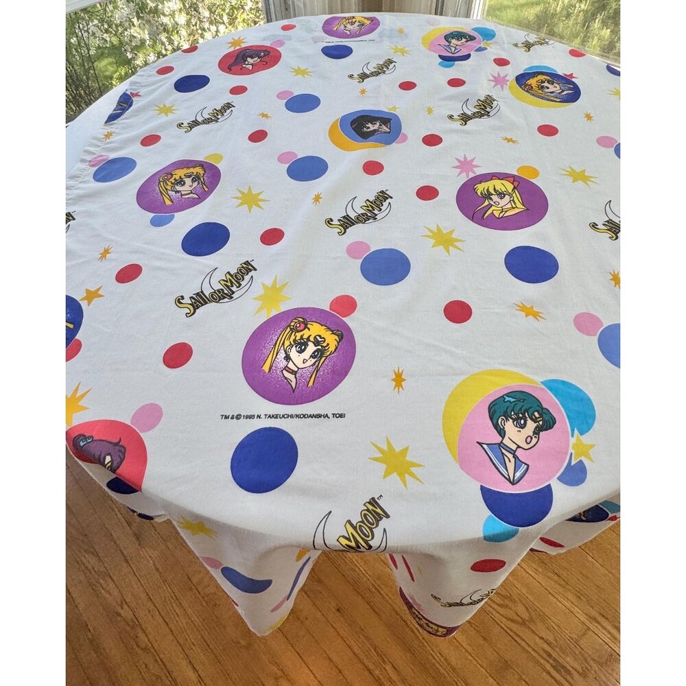 Vintage Sailor Moon curtain, 1995 Naoko Takeuchi original characters